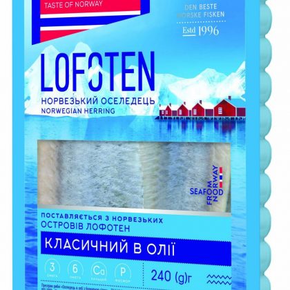 Сельдь филе в масле 240г